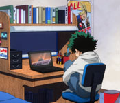 midoriya's room